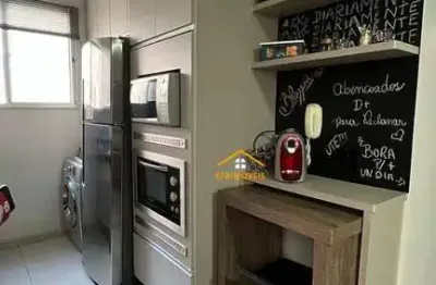 Apartamento com 2 dormitórios à venda, 49 m² por r$ 270.000,00 - jardim recanto - americana/sp