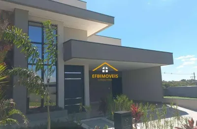 Casa com 3 dormitórios à venda, 190 m² por r$ 1.690.000 - condominio jd recanto das aguas - nova odessa/sp