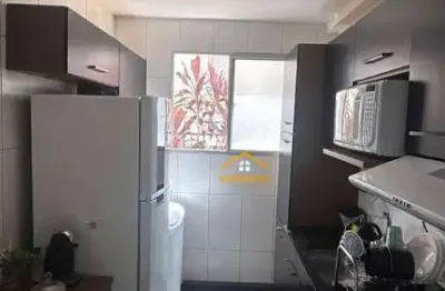 Apartamento com 2 dormitórios à venda, 49 m² por r$ 185.000,00 - jardim recanto - americana/sp