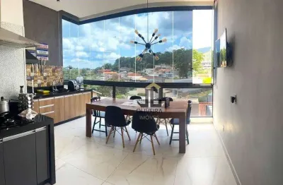 Casa com 3 suítes à venda, 133 m² por r$ 840.500 - jardim maristela - atibaia/sp