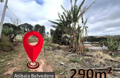 Terreno à venda, 290 m² por r$ 160.000,00 - loteamento belvedere - atibaia/sp