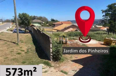 Terreno à venda, 573 m² por r$ 570.000 - jardim dos pinheiros - atibaia/sp