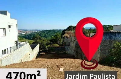 Terreno à venda, 470 m² por r$ 425.000 - jardim paulista - atibaia/sp