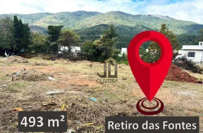 Terreno à venda, 493 m² por r$ 580.000,00 - retiro das fontes - atibaia/sp