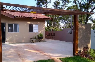 Casa com 2 dormitórios à venda, 56 m² por r$ 410.000,00 - jardim são felipe - atibaia/sp