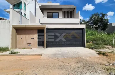 Casa em construção de 2 pavimentos e espaço gourmet no bairro bom pastor