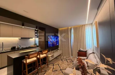 Apartamento à venda de porteira fechada no centro, 3 quartos, 1 suíte e 2 vagas.