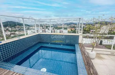 Cobertura no saguaçú com 4 quartos para venda, 302 m²