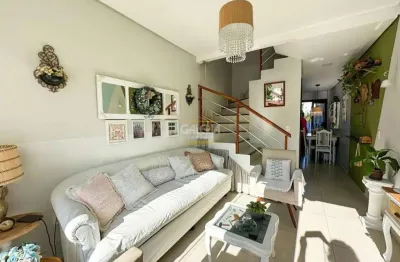 Sobrado geminado no aventureiro com 2 quartos para venda, 61 m²