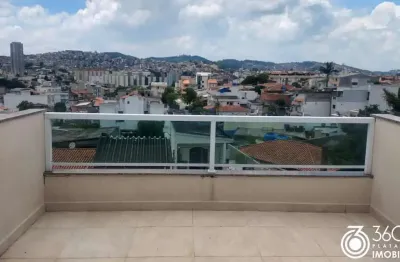 Cobertura para venda em santo andré, vila junqueira, 2 dormitórios, 2 banheiros, 1 vaga