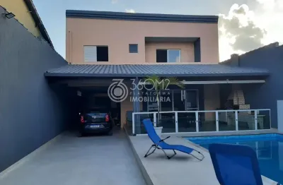 Casa para venda em itanhaém, balneário jequitibá, 5 dormitórios, 2 suítes, 4 banheiros, 10 vagas