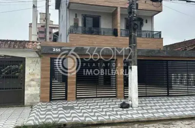 Casa em condomínio para venda em praia grande, caiçara, 2 dormitórios, 1 banheiro, 1 vaga