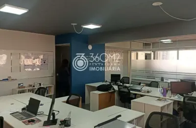 Sala comercial para venda em santo andré, vila assunção, 2 banheiros