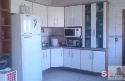 Sobrado para venda em santo andré, jardim jamaica, 3 dormitórios, 1 suíte, 3 banheiros, 2 vagas