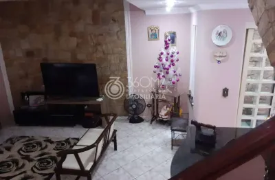 Sobrado para Venda em Santo André, Parque Oratório, 4 dormitórios, 1 suíte, 3 banheiros, 4 vagas