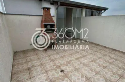 Cobertura para venda em santo andré, jardim utinga, 2 dormitórios, 2 banheiros, 1 vaga