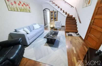 Sobrado para Venda em Santo André, Vila Guarani, 3 dormitórios, 1 suíte, 2 banheiros, 2 vagas