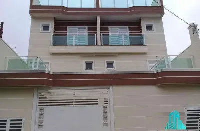 Cobertura para venda em santo andré, parque oratório, 2 dormitórios, 1 suíte, 3 banheiros, 1 vaga