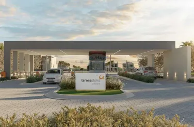 Terreno de 302,50 m² no terras alpha cascavel 2 - condomínio fechado