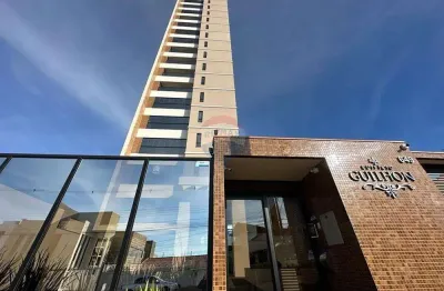 Apartamento semi mobiliado em andar alto no edifício guilhon