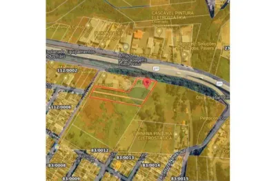 Terreno industrial as margens da br 277 a poucos metros do viaduto do 14 de novembro