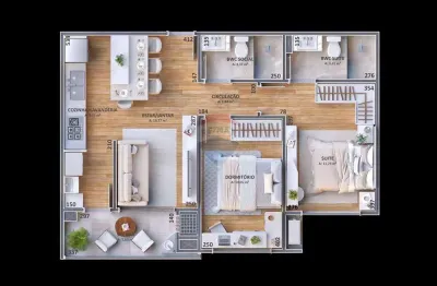 Apartamento com 2 quartos à venda na Rua da Bandeira, 290, Região do Lago, Cascavel