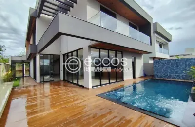 Casa em condomínio à venda, 4 quartos, 4 suítes, 3 vagas, jardim sul - uberlândia/mg