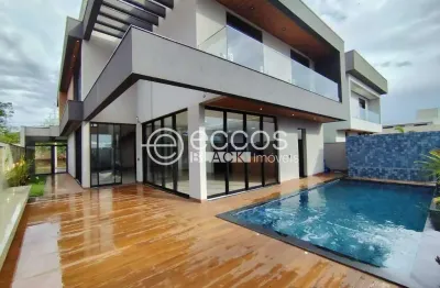 Casa em condomínio à venda, 4 quartos, 4 suítes, 3 vagas, jardim sul - uberlândia/mg