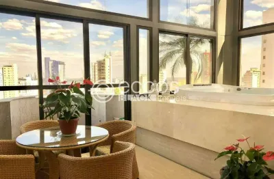 Cobertura à venda, 4 quartos, 3 suítes, 3 vagas, fundinho - uberlândia/mg