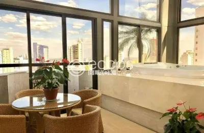 Cobertura à venda, 4 quartos, 3 suítes, 3 vagas, fundinho - uberlândia/mg