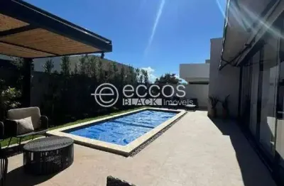 Casa em condomínio à venda, 4 quartos, 4 suítes, 2 vagas, jardim sul - uberlândia/mg