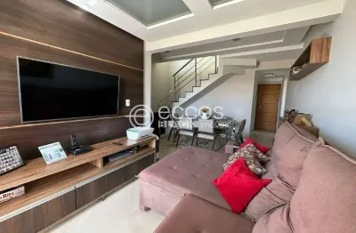 Cobertura para aluguel, 4 quartos, 2 suítes, 2 vagas, santa mônica - uberlândia/mg
