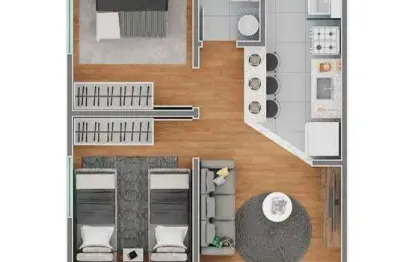 Cobertura à venda, 2 quartos, 1 vaga, jardim botânico - uberlândia/mg