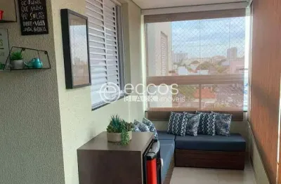 Apartamento à venda, 3 quartos, 1 suíte, 2 vagas, santa mônica - uberlândia/mg