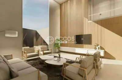 Casa em condomínio à venda, 4 quartos, 4 suítes, 2 vagas, jardim sul - uberlândia/mg
