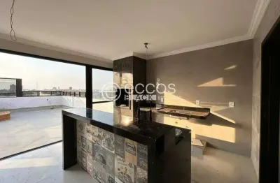 Cobertura à venda, 3 quartos, 1 suíte, 2 vagas, novo mundo - uberlândia/mg