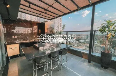 Apartamento para aluguel, 4 quartos, 4 suítes, 4 vagas, jardim karaíba - uberlândia/mg