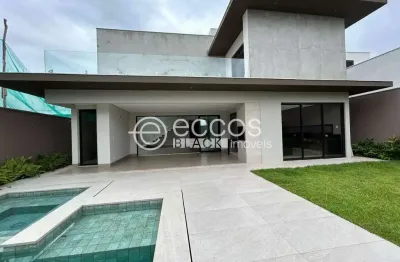 Casa em condomínio à venda, 4 quartos, 4 suítes, 3 vagas, nova uberlândia - uberlândia/mg