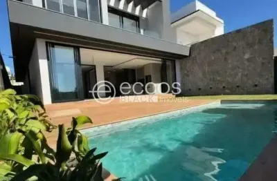 Casa em condomínio à venda, 4 quartos, 4 suítes, 3 vagas, gávea sul - uberlândia/mg