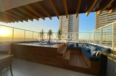 Cobertura para aluguel, 3 quartos, 3 suítes, 3 vagas, jardim karaíba - uberlândia/mg