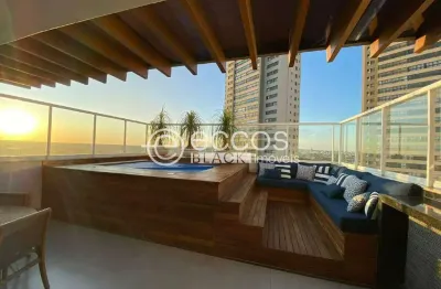 Cobertura para aluguel, 3 quartos, 3 suítes, 3 vagas, jardim karaíba - uberlândia/mg