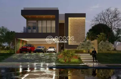 Casa em condomínio à venda, 4 quartos, 4 suítes, 3 vagas, nova uberlândia - uberlândia/mg