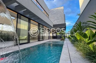 Casa em condomínio à venda, 3 quartos, 3 suítes, 4 vagas, gávea - uberlândia/mg