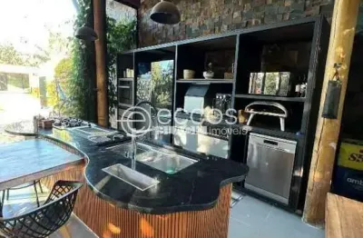 Chácara à venda, 3 quartos, 3 suítes, jardim panorama - uberlândia/mg