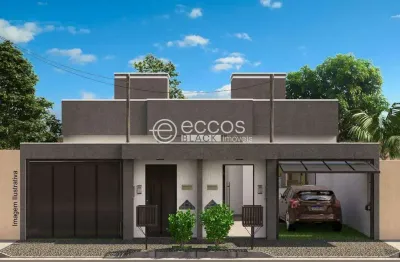 Casa à venda, 2 quartos, 1 suíte, 1 vaga, novo mundo - uberlândia/mg