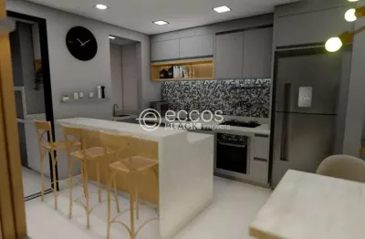 Apartamento à venda, 2 quartos, 1 suíte, 1 vaga, novo mundo - uberlândia/mg