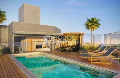 Cobertura à venda, 3 quartos, 3 suítes, 2 vagas, tubalina - uberlândia/mg