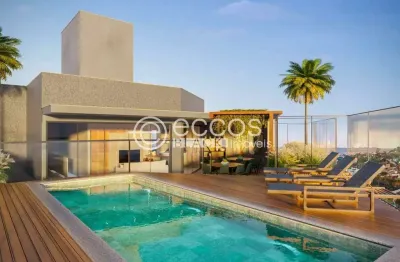 Cobertura à venda, 3 quartos, 3 suítes, 2 vagas, tubalina - uberlândia/mg