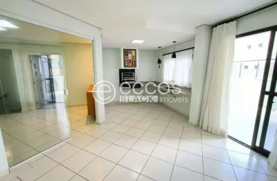 Cobertura para aluguel, 3 quartos, 1 suíte, 3 vagas, santa mônica - uberlândia/mg