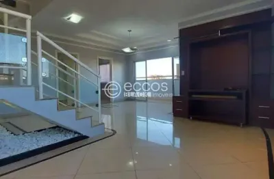 Cobertura à venda, 3 quartos, 3 suítes, 2 vagas, santa mônica - uberlândia/mg